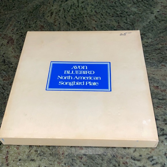 1975 Avon Special Edition American Songbird Bluebird Plate IOB - Picture 7 of 10
